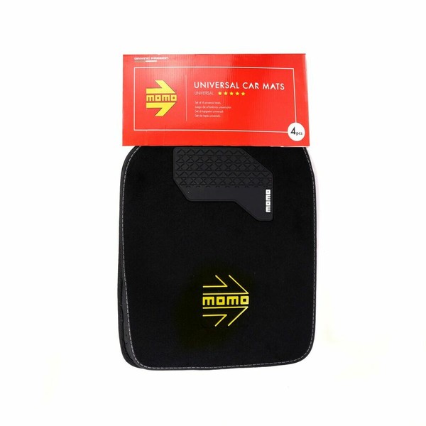 Auto Grīdas Paklājs MOMO Arrow Dzeltens PVC Universāls