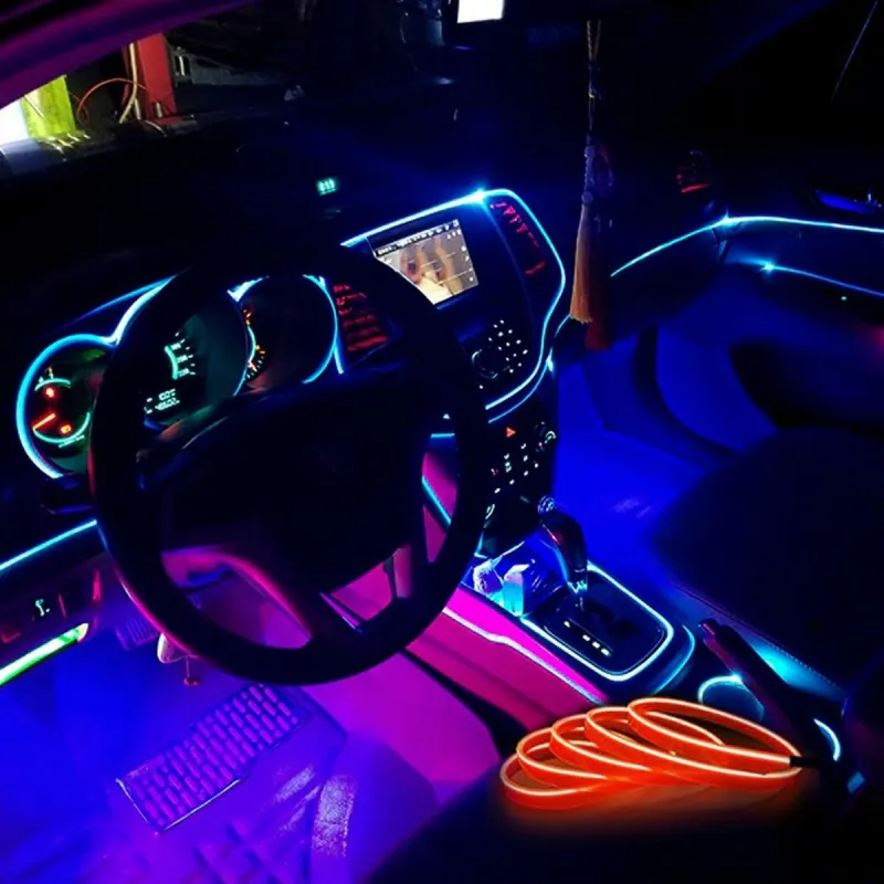 Neon-valolistat OCC Motorsport 3 m Valokuitu