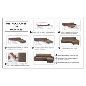 Sofos dėklas Hosteline CAMERON Rusvai gelsva