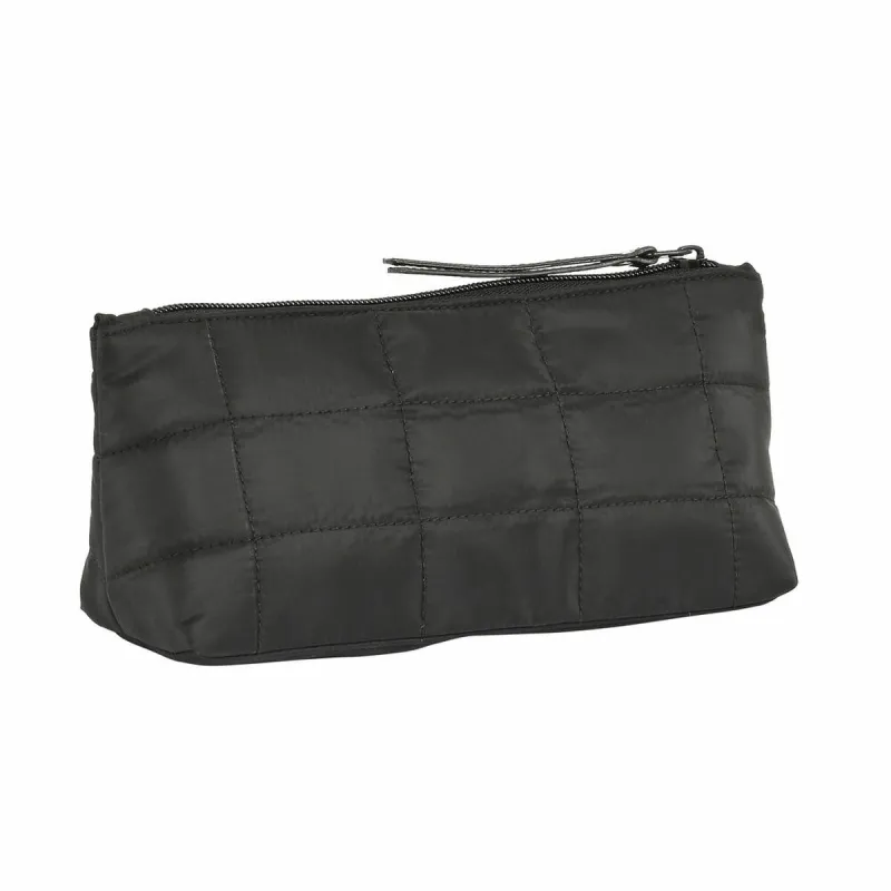 School Toilet Bag Moos Negro Black Padded 23 x 12 x 8 cm