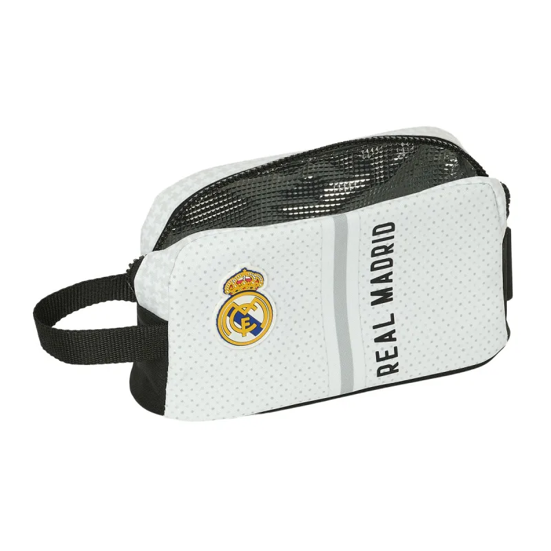 Thermal Breakfast Holder Real Madrid C.F. White Grey 21,5 x 12 x 6,5 cm