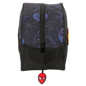 Kelionių reikmenų dėžutė Spider-Man Attack Juoda 26 x 15 x 12 cm
