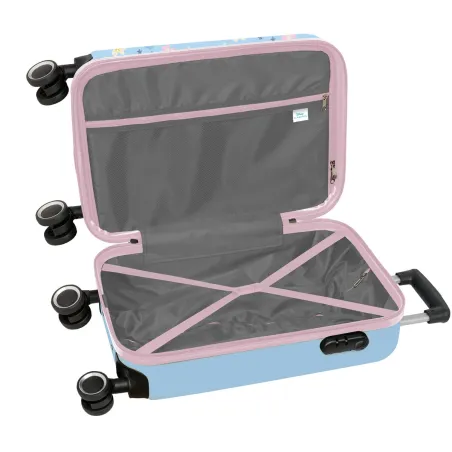 Cabin Trolley Stitch HAPPY Celeste 20'' 20 L 34,5 x 55 x 20 cm