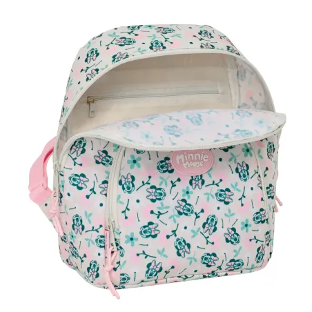 Rucksack Minnie Mouse Minty Pink 25 x 30 x 13 cm