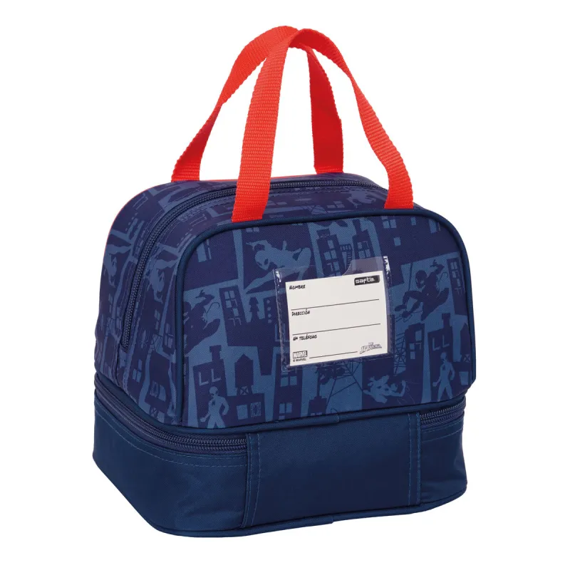 Thermal Lunchbox Spider-Man Blue 20 x 20 x 15 cm