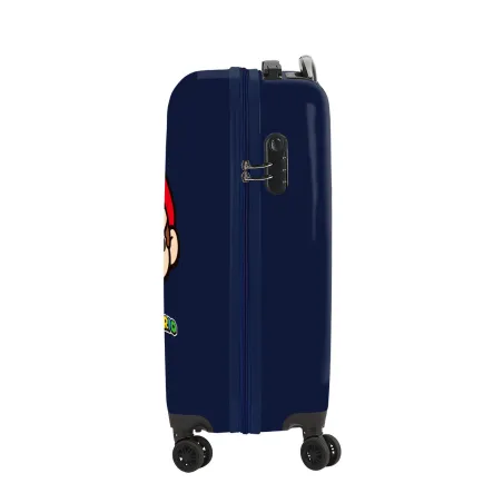 Cabin suitcase Super Mario super mario Red Navy Blue 20'' 20 L 34,5 x 55 x 20 cm