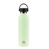 Water bottle Safta Verde hoja Silicone Stainless steel