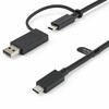 Кабель USB C Startech USBCCADP             Чёрный