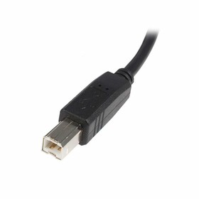 USB A - USB B kaapeli Startech USB2HAB5M            Musta