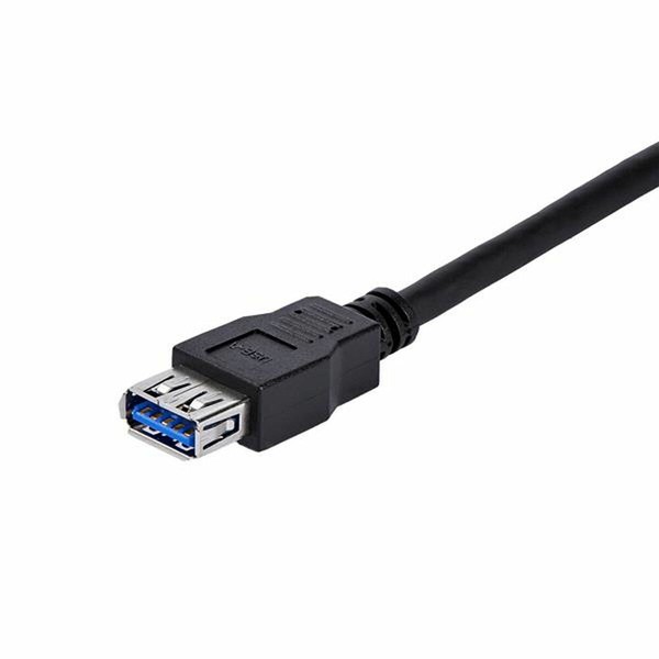 USB Kabelis Startech USB3SEXT1MBK         USB A Melns