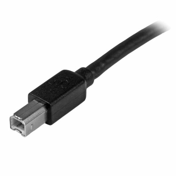 USB laidas Startech USB2HAB50AC          Juoda Aliuminis