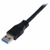 Универсальный кабель USB-MicroUSB Startech USB3CAUB1M           Чёрный