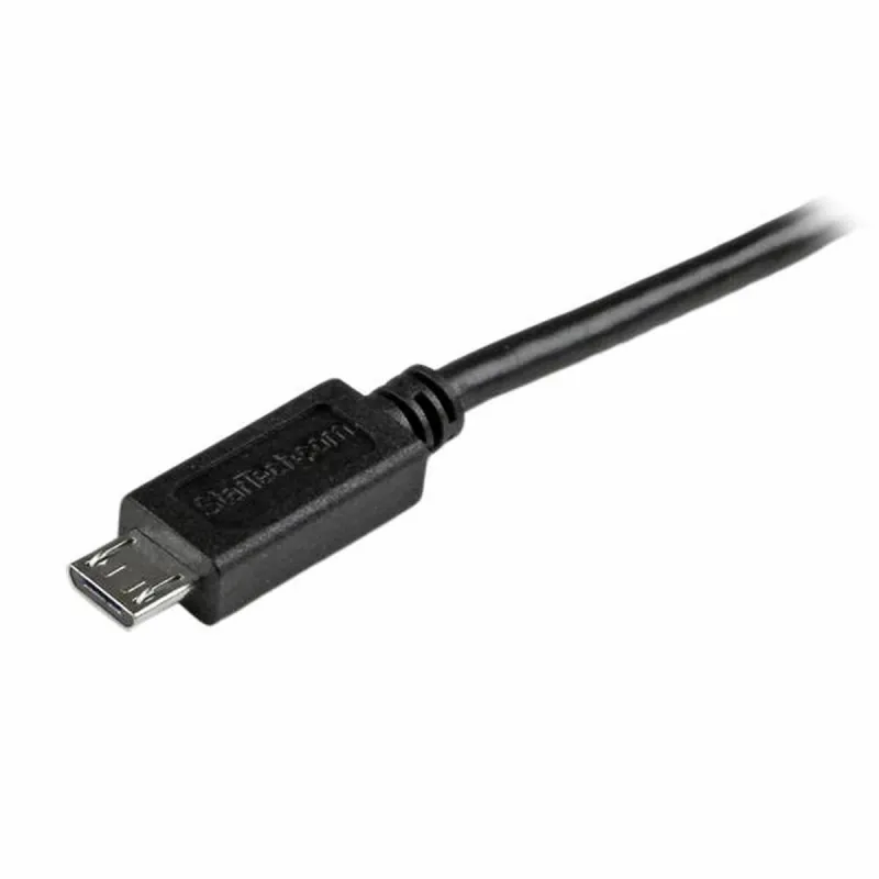 USB to mikro USB kabelis Startech FBA_USBAUB1MBK Melns 1 m