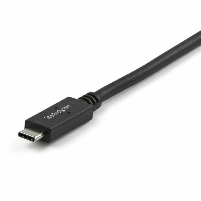 USB A - USB C kaapeli Startech USB31AC1M            Musta