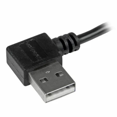 USB to mikro USB kabelis Startech USB2AUB2RA1M         Melns
