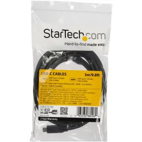 USB-C-kaabel Startech USB2C5C3M Must 3 m