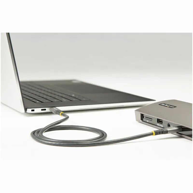 Kaabel USB C Startech USB315CCV2M Must/Hall 2 m