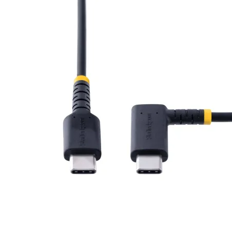 USB-C-kaabel Startech R2CCR-15C-USB-CABLE Must 15 cm