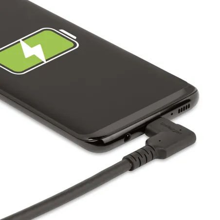 USB-C-kaabel Startech RUSB31CC1MBR Must 1 m