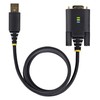 USB Cable Startech 1P3FFCB-USB-SERIAL Black 1 m