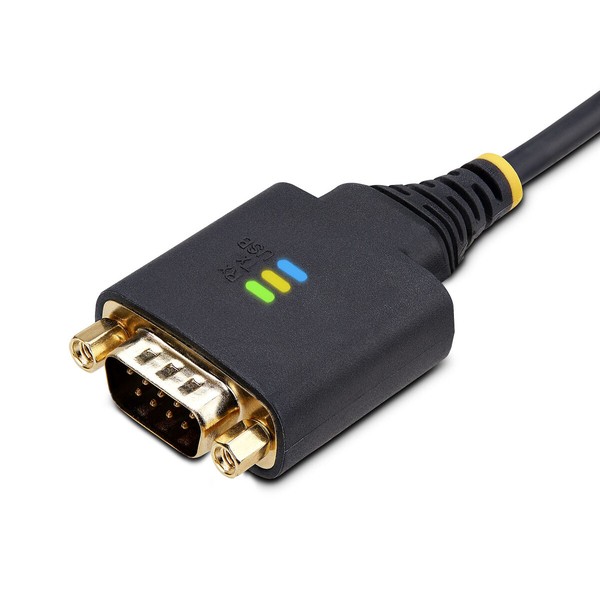 USB Kabelis Startech 1P10FFC-USB-SERIAL Melns 3 m