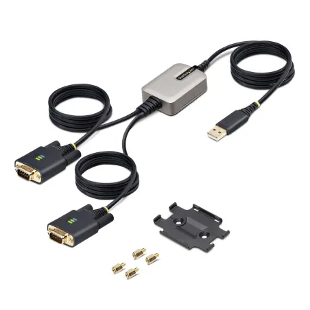 USB-kaabel Startech 2P6FFC-USB-SERIAL Must Hall