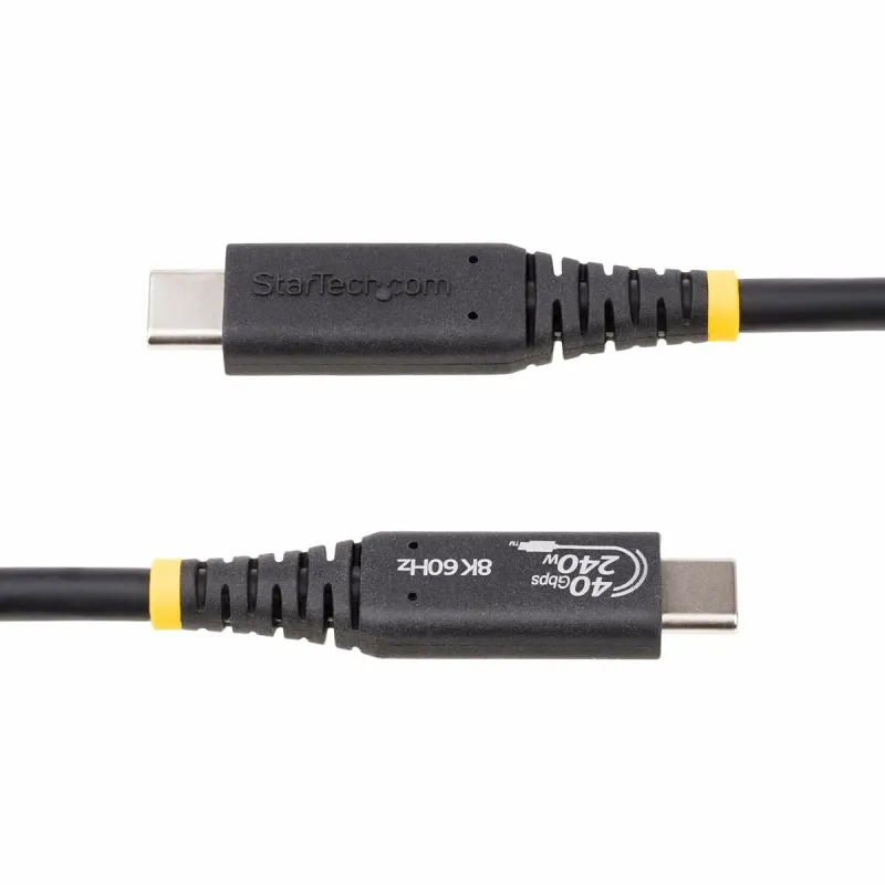 USB Kabelis Startech 50C-40G-USB4-CABLE Melns