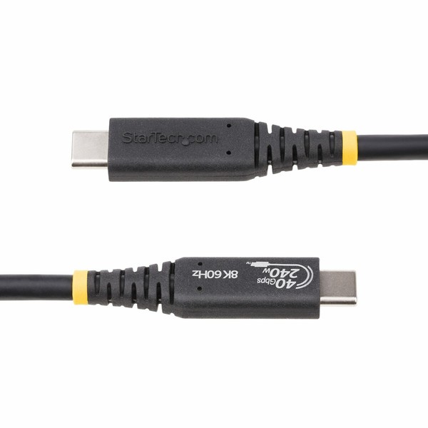 USB-kaabel Startech 1M-40G-USB4-CABLE Must 1 m