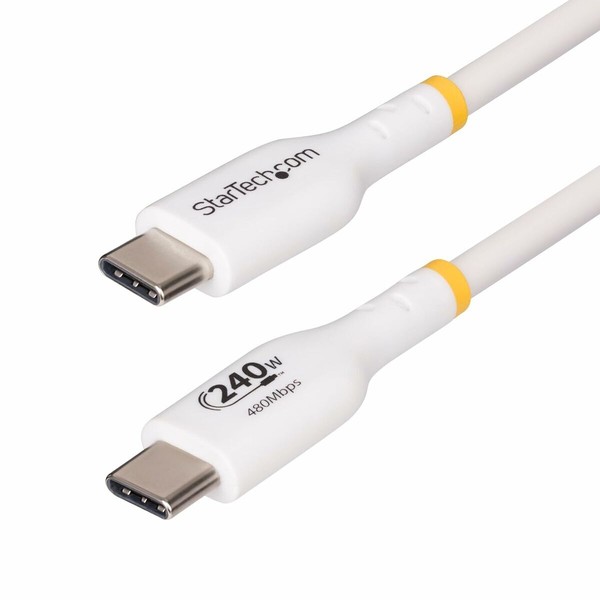 USB laidas Startech USB2EPR2MW Balta 2 m