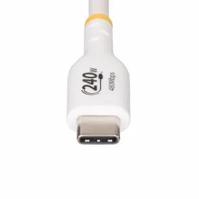 USB-kaabel Startech USB2EPR1MW Valge 1 m