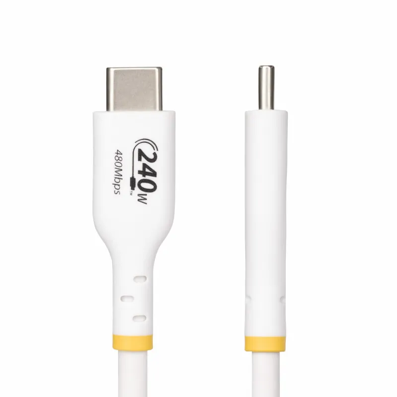 USB Cable Startech USB2EPR1MW White 1 m
