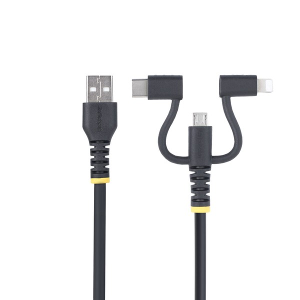 USB Kabelis Startech RLTCUB1MBK Melns 1 m