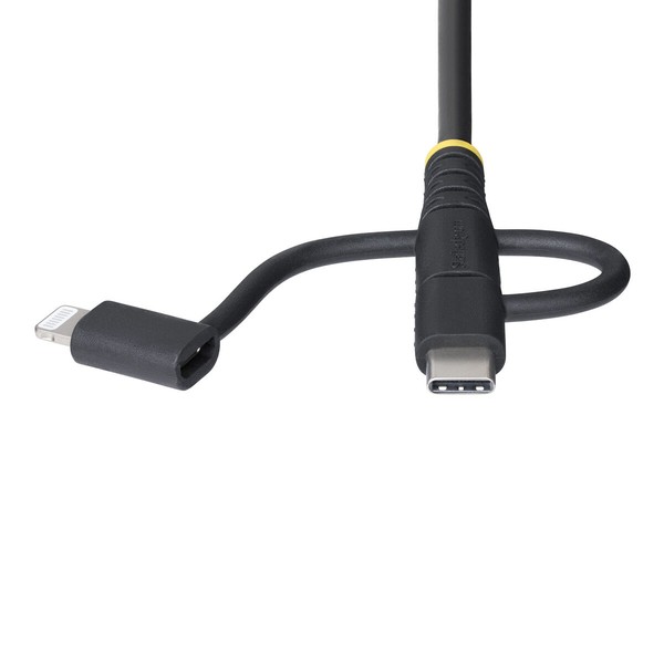 USB-kaabel Startech RLTCUB1MBK Must 1 m