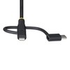 USB-kaabel Startech RLTCUB1MBK Must 1 m