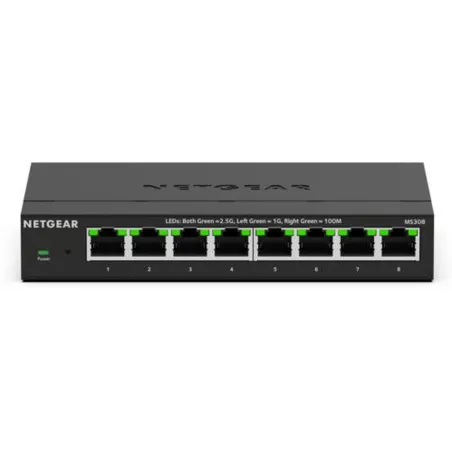 Настольный коммутатор Netgear MS308E-100EUS Чёрный