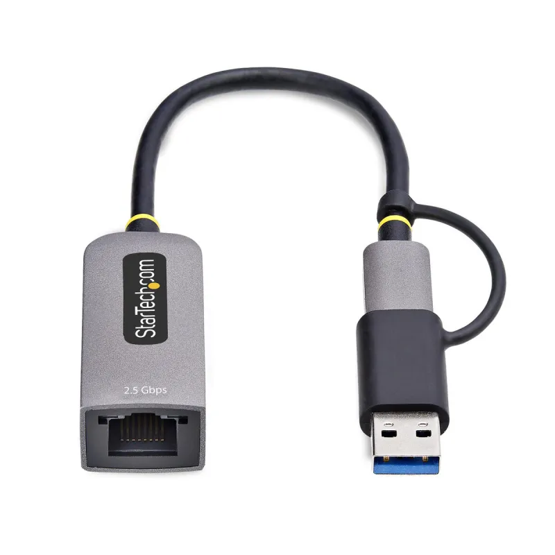 USB laidas Startech U2GA-USB-C-ETHERNET Pilka