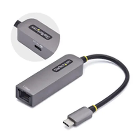 USB-Kaapeli Startech 1GPD3-USB-C-ETHERNET Harmaa
