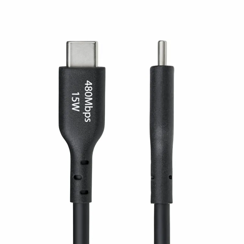 USB Kabelis Startech USB2AC3MNC Melns 3 m