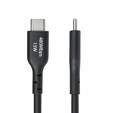 USB-kaabel Startech USB2AC3MNC Must 3 m