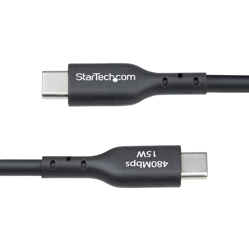 USB-kaabel Startech USB2AC3MNC Must 3 m