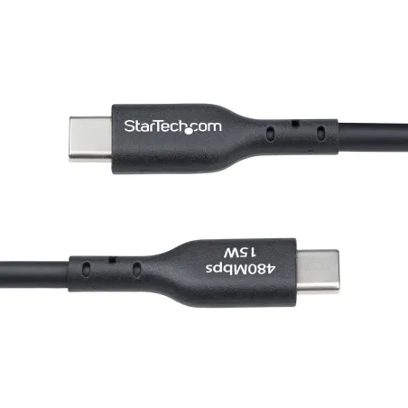 USB-kaabel Startech USB2AC3MNC Must 3 m