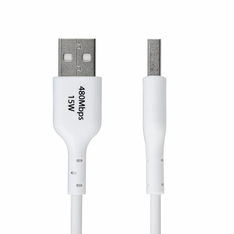 USB Cable Startech USB2AC1MNCWHE White 1 m
