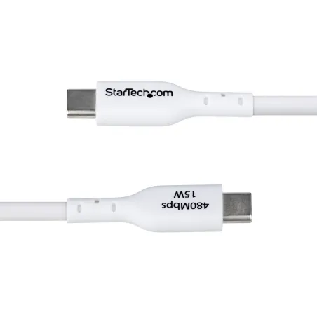 USB-kaabel Startech USB2AC3MNCWHE Valge 3 m
