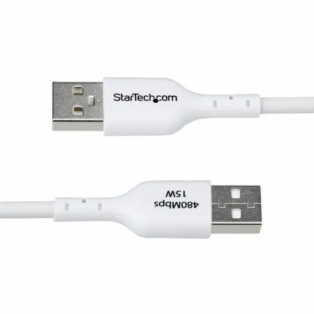 USB-kaabel Startech USB2AC2MNCWHE Valge 2 m