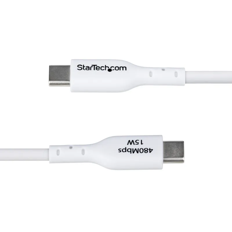 USB Cable Startech USB2AC2MNCWHE White 2 m