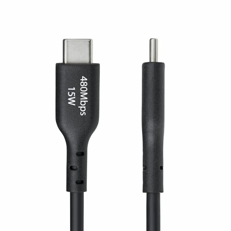 USB-kaabel Startech USB2AC2MNC Must 2 m