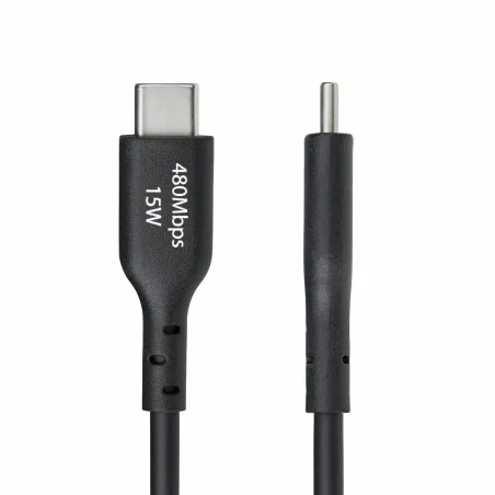 USB-kaabel Startech USB2AC2MNC Must 2 m