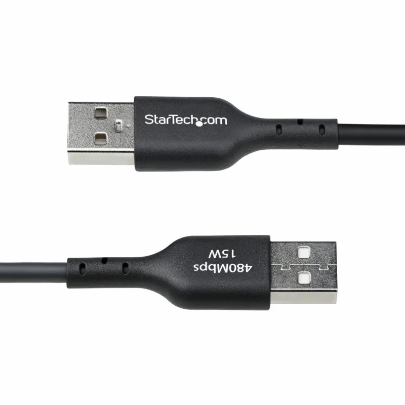 USB Cable Startech USB2AC2MNC Black 2 m