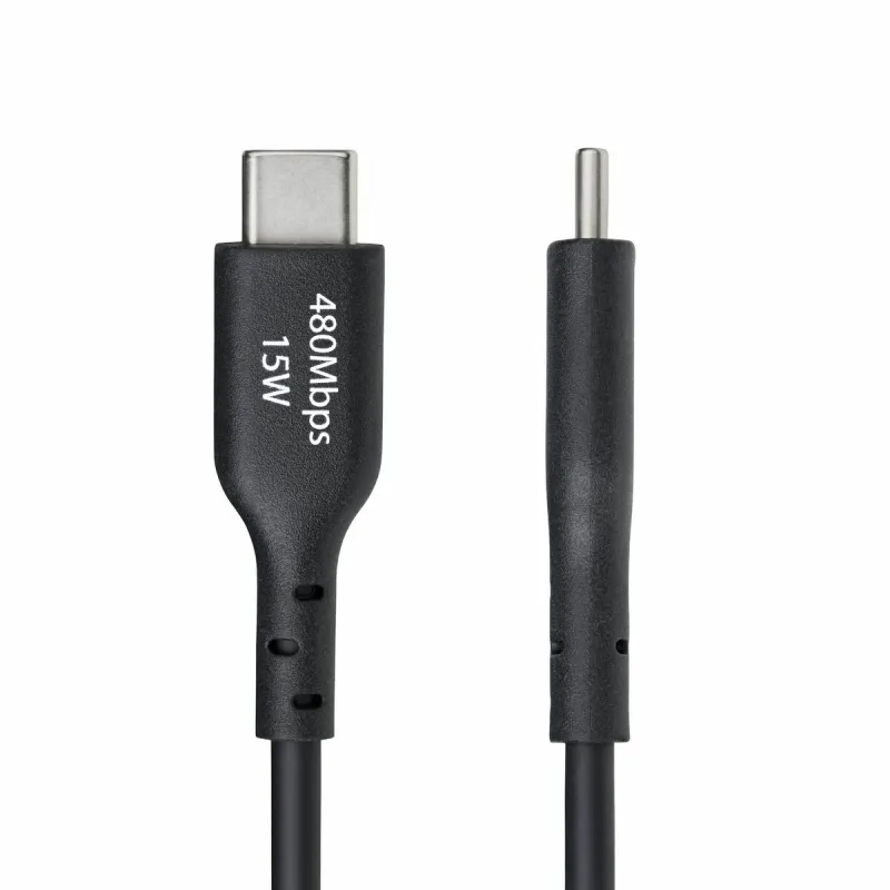 USB-kaabel Startech USB2AC1MNC Must 1 m