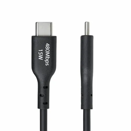 USB-kaabel Startech USB2AC1MNC Must 1 m
